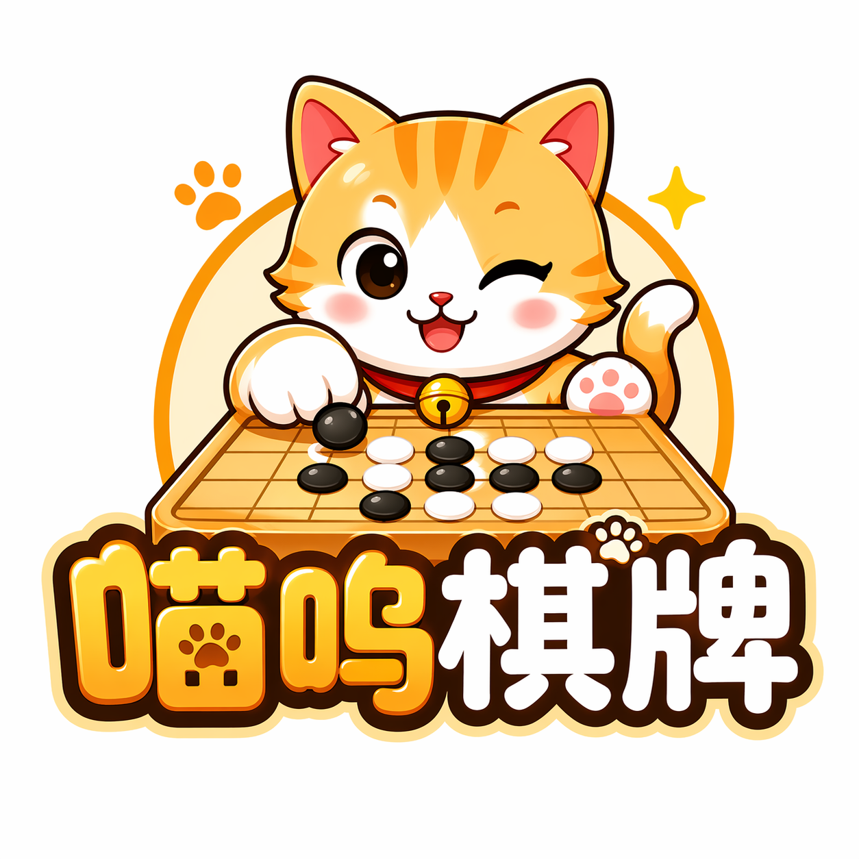 喵呜棋牌 Logo